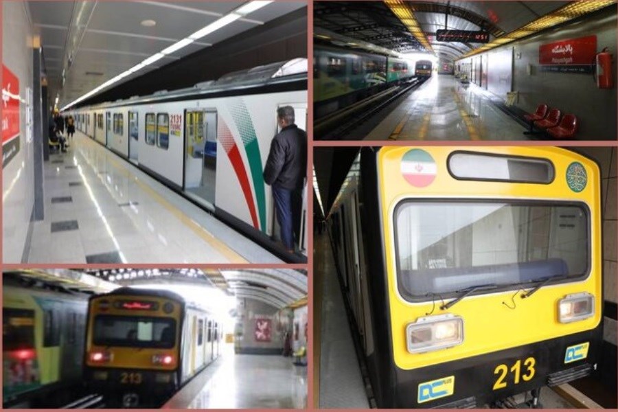 تصویر سومین قطار DC پلاس به ناوگان مترو تهران پیوست