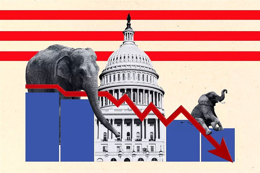 سقوط محبوبیت جمهوری‌خواهان ورق شانس ترامپ را بر می‌گرداند؟