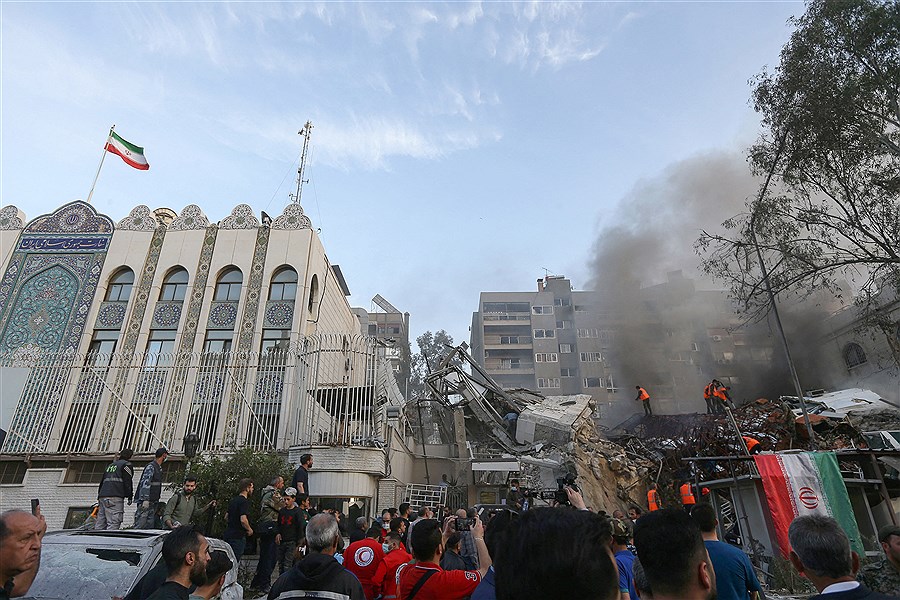 آمریکا مدعی شد در حمله اسرائیل به سفارت ایران در دمشق نقش نداشته است