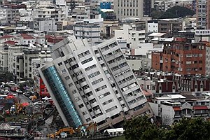 افزایش تعداد قربانیان زمین لرزه تایوان