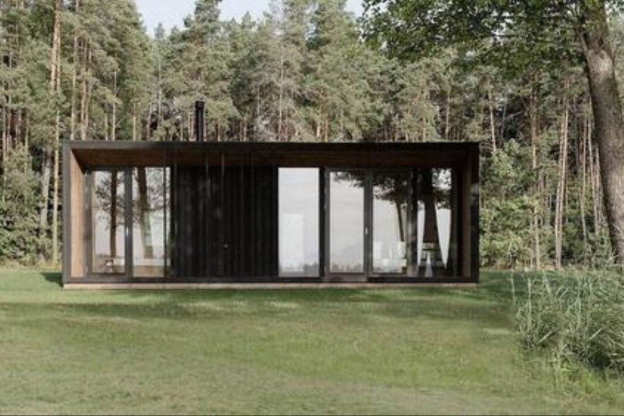 تصویر مهندس دانمارکی و یک خانه ۲۸ متری عالی با تمام امکانات