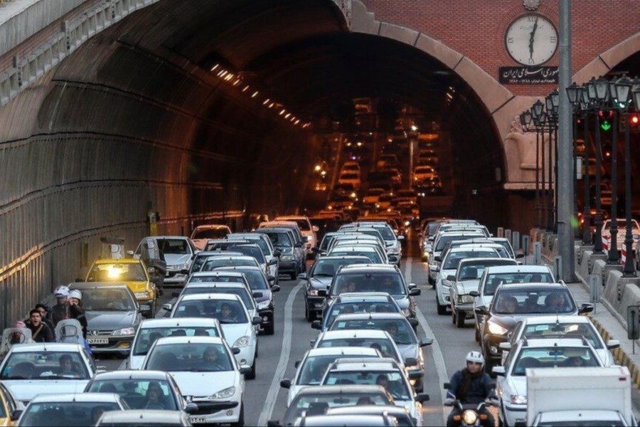 تصویر وضعیت ترافیک در معابر و بزرگراه‌های تهران