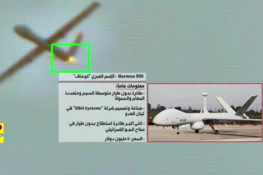 تصویر پیام حزب‌الله به تل‌آویو با سرنگونی ۵ پهپاد رژیم صهیونیستی چه بود؟
