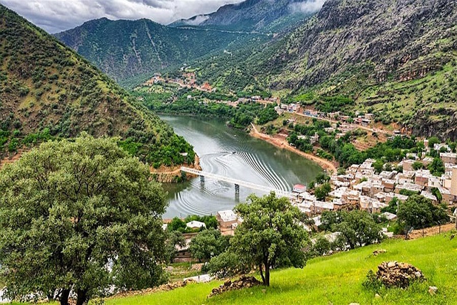 تصویر طبیعت زیبا و بهاری کردستان