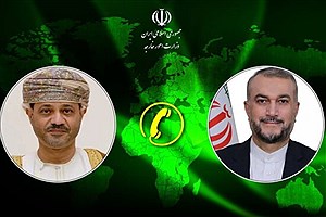 گفت‌وگوی تلفنی وزرای امور خارجه ایران و عمان