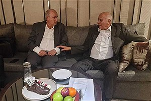 رئیس فدراسیون فوتبال ایران با همتای فلسطینی خود دیدار کرد