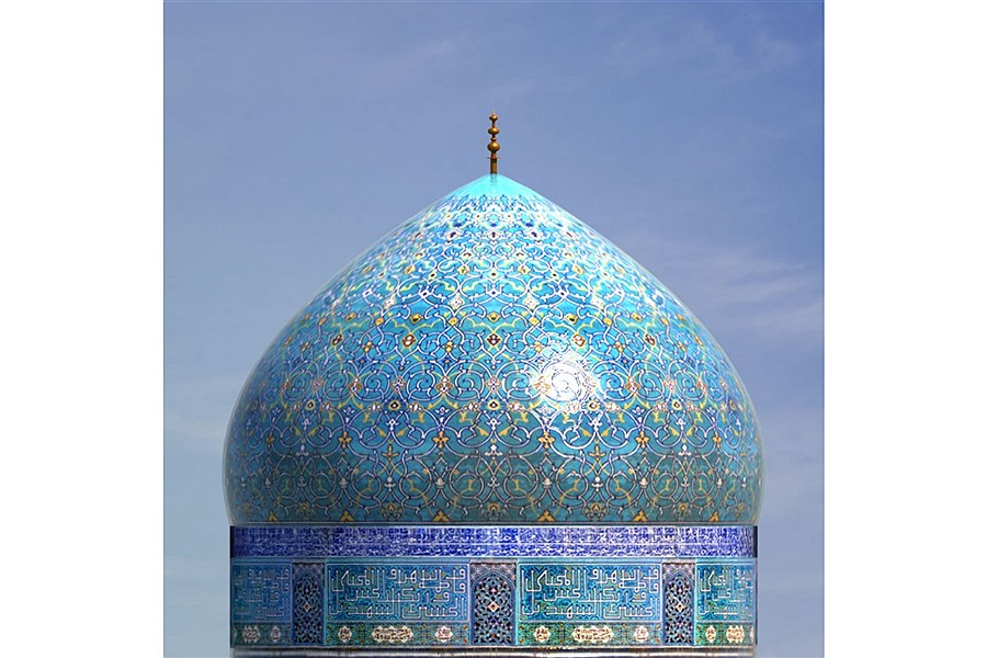 تصویر پس از ۱۴ سال مرمت گنبد مسجد امام اصفهان به پایان رسید