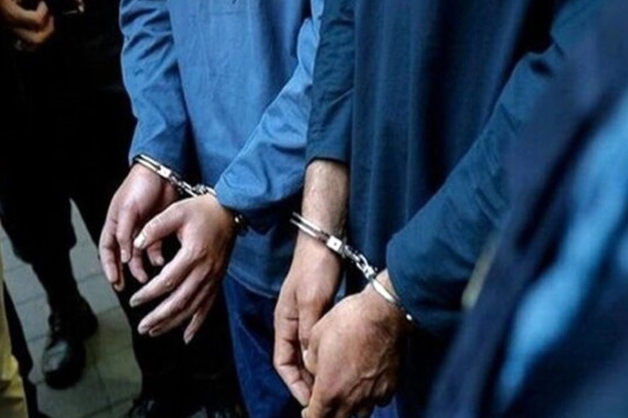 تصویر بازداشت اشرار در جنوب تهران توسط پلیس