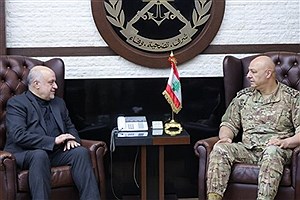 سفیر ایران با فرمانده ارتش لبنان دیدار کرد