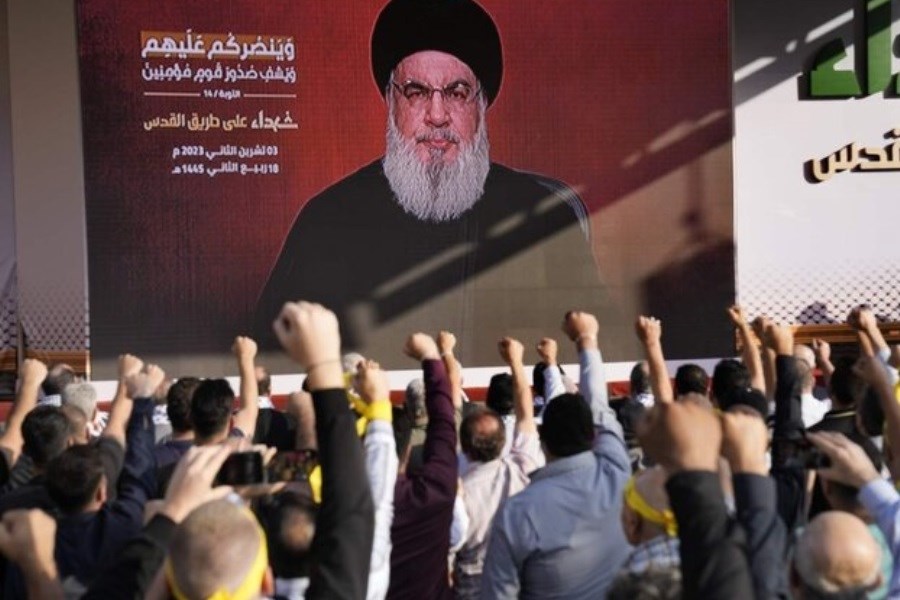 تصویر بازتاب سخنرانی دبیرکل حزب‌الله در رسانه‌های صهیونیستی