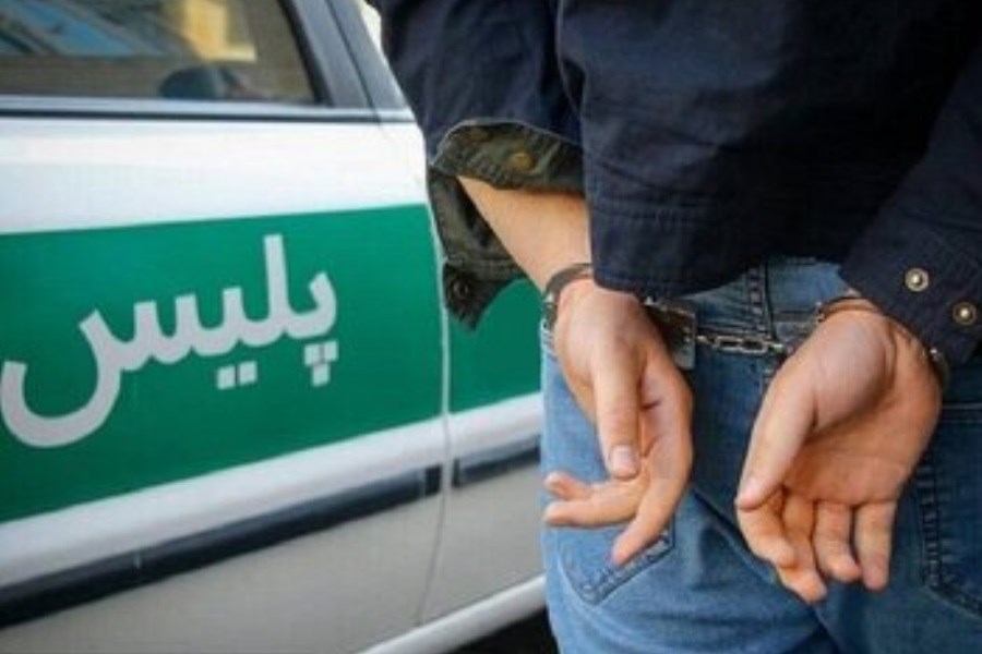 تصویر دستگیری مرد شرور در پاسداران تهران