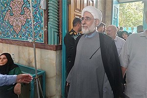 منتجب نیا در حسینیه ارشاد تهران رای داد