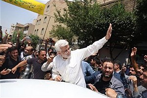 خوشحالی سعید جلیلی بعد از اعلام نتایج انتخابات + عکس