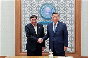 محمد مخبر و رئیس جمهور چین با یکدیگر دیدار کردند