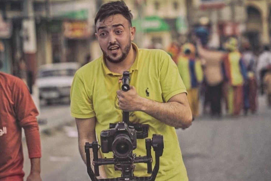 تصویر یک خبرنگار دیگر در بمباران غزه به شهادت رسید