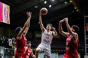جوانان بسکتبالیست ایران نتیجه را واگذار کردند