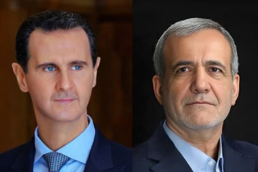 پزشکیان با بشار اسد گفتگو کرد