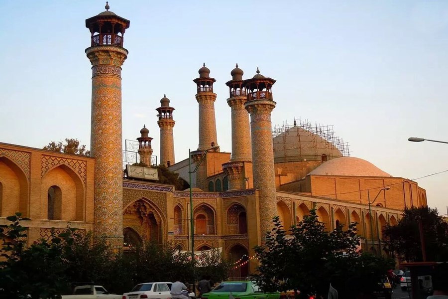 تصویر سفر به تهران قدیم؛ مسجدی که زمان قاجار در تهران ساخته شد+عکس