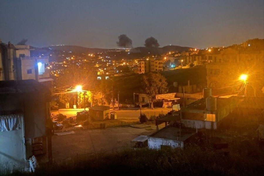 تصویر رژیم صهیونیستی به جنوب لبنان حمله کرد