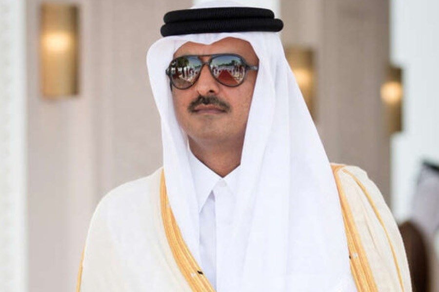 تصویر امیر قطر به رئیس‌جمهور منتخب ایران تبریک گفت