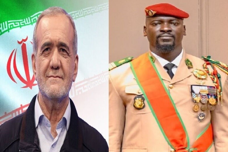 پیام تبریک رئیس‌جمهور گینه به مسعود پزشکیان