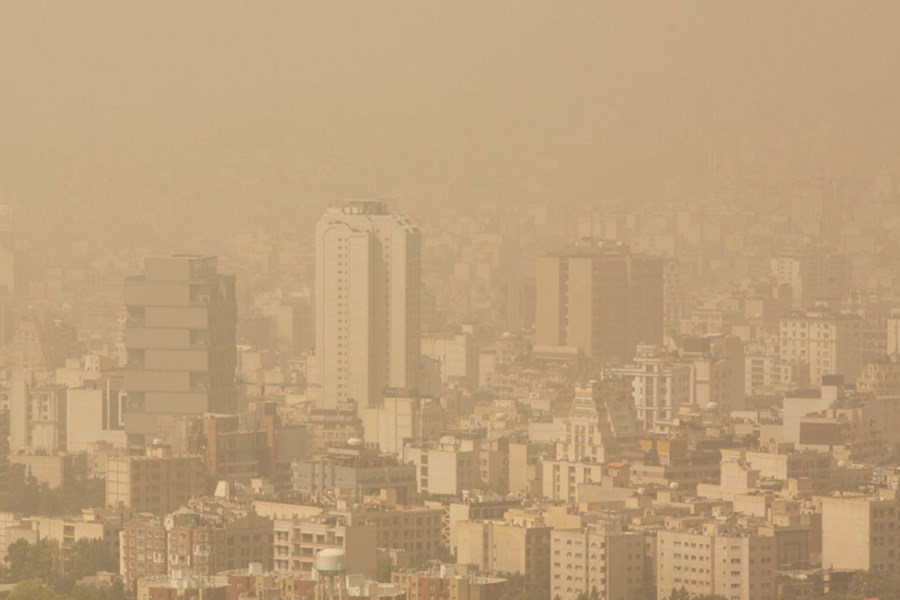 تصویر هوای تهران ناسالم برای همه گروه‌های سنی