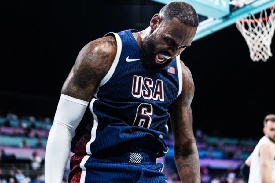 تصویر بسکتبال آمریکا در المپیک قدرت‌نمایی کرد