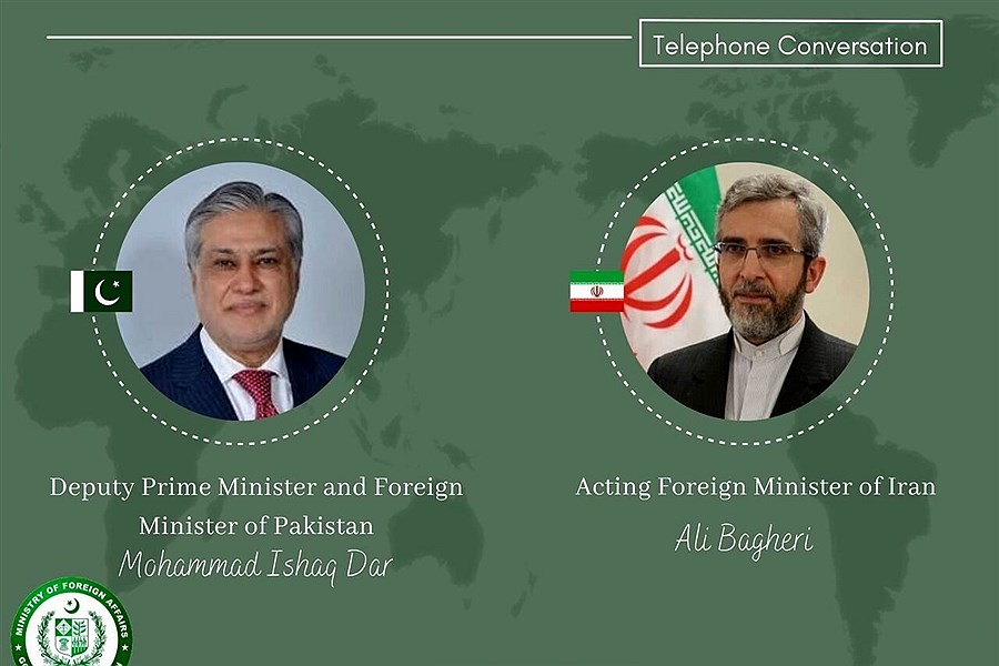 تصویر در تماس تلفنی علی باقری و وزیر امور خارجه پاکستان چه گذشت؟