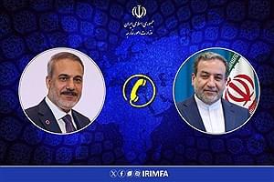 رایزنی عراقچی با وزیر امور خارجه ترکیه