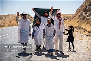 تصاویر پیاده‌روی زائران امام رضا(ع)