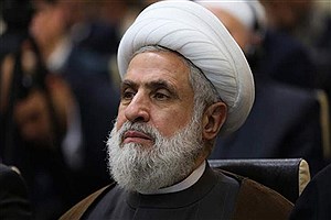 تصاویر دبیر کل جدید حزب‌الله در حرم امام رضا «ع»