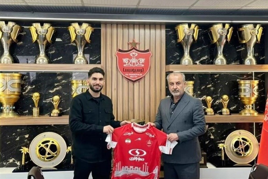 تصویر مدافع ملی‌پوش تیم جوانان ایران در پرسپولیس