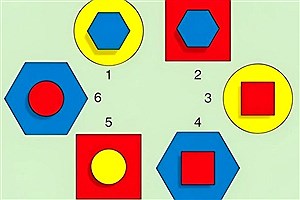 تست هوش؛ شکل کد رنگی نادرست را در 8 ثانیه پیدا کنید