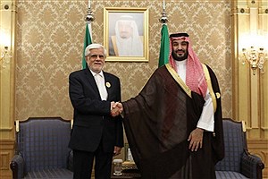 معاون اول رئیس جمهور با بن سلمان دیدار کرد