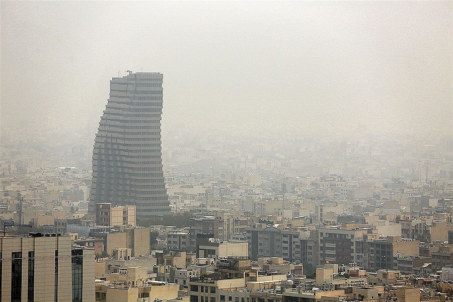 تصویر تداوم آلودگی هوا در تهران