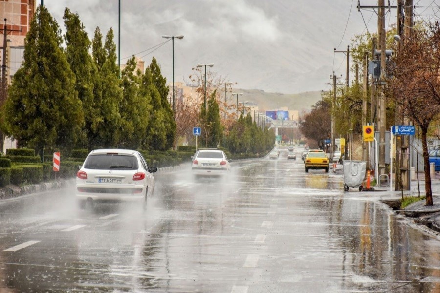 تصویر فعالیت سامانه بارشی در تهران از فردا