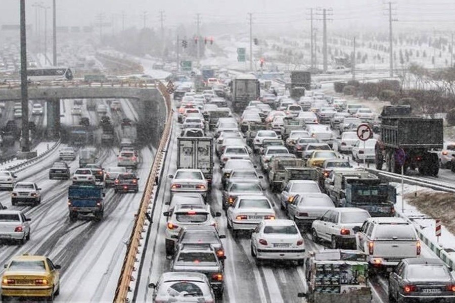 تصویر افزایش ۴۷درصدی تصادفات در روز برفی تهران