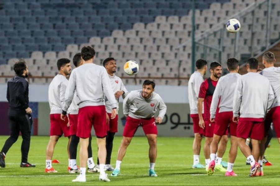 تصویر ترکیب تیم فوتبال پرسپولیس برای دیدار امشب برابر النصر