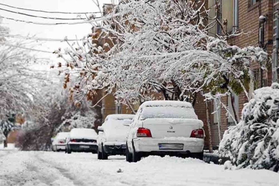 تصویر موج جدید سرما در راه ایران