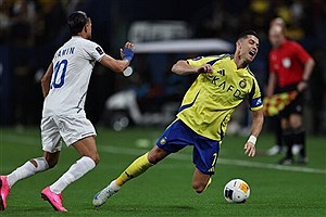 گل دوم النصر به استقلال توسط رونالدو + فیلم