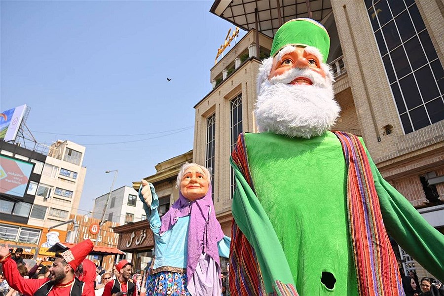 تصویر کارناوال شادی نوروز در تهران