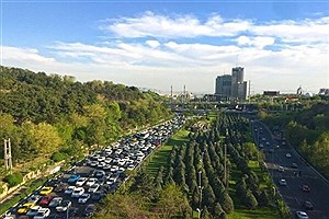 ترافیک پرحجم و سنگین صبحگاهی در تهران