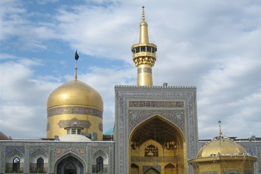 تصویر تهران به احترام امام رضا(ع) زیباتر شد