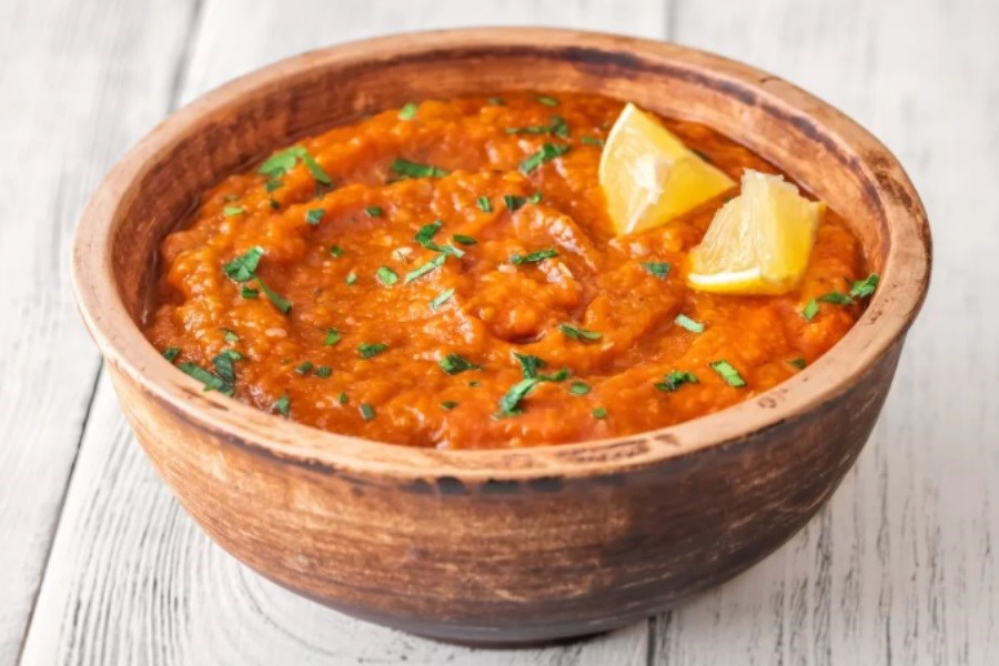 تصویر طرز تهیه زعلوک؛ خوراک بادمجان مراکشی