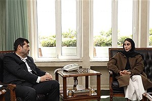 دیدار وزیر ورزش و جوانان با ناهید کیانی