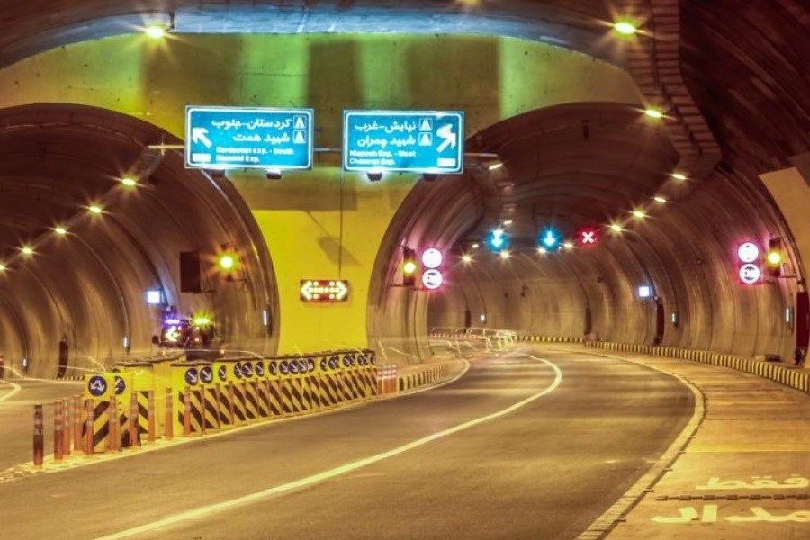 تصویر این تونل امشب  در تهران مسدود می‌شود