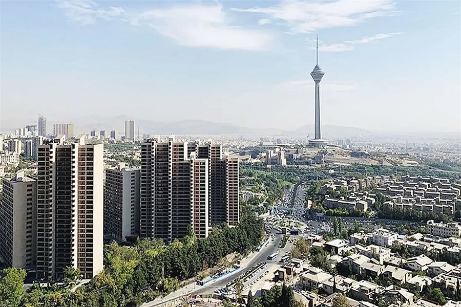 تصویر هوای تهران در یک قدمی آلودگی
