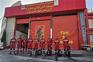 اعزام آتش‌نشانان شیرازی برای مهار آتش‌سوزی در کوه‌های قلعه سفید ممسنی