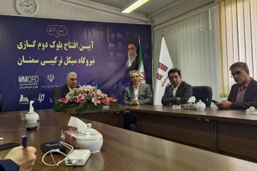 تصویر شکست رکورد تولید برق در کشور با افتتاح بلوک دوم گازی نیروگاه سیکل ترکیبی سمنان