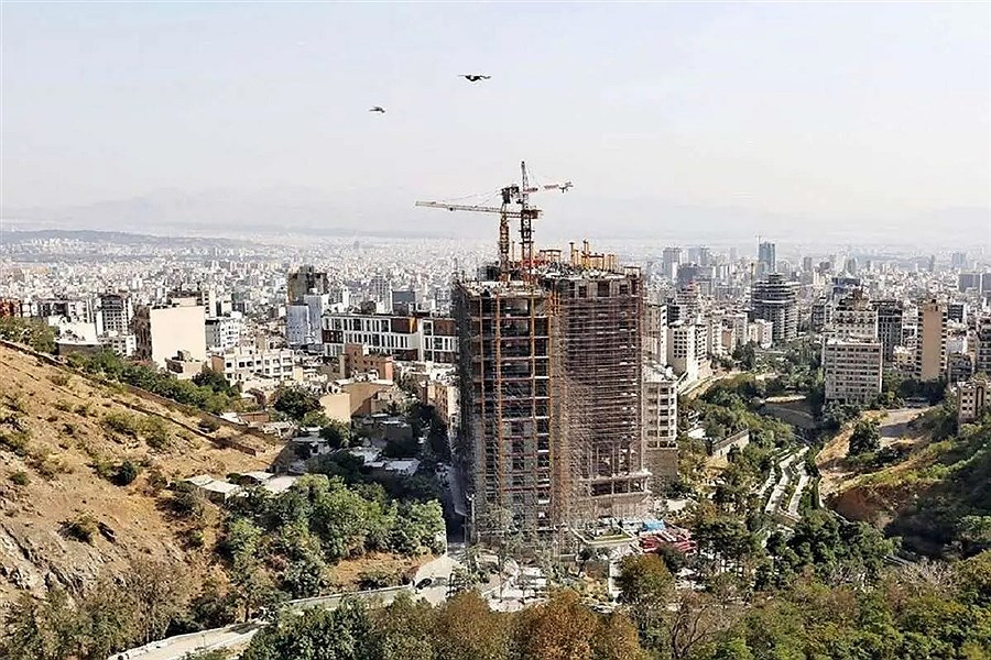 تصویر ساخت هتل ولنجک دقیقا بر روی حریم گسل شمال تهران&#47; پرداخت ۱ هزار میلیاردی به شهرداری!